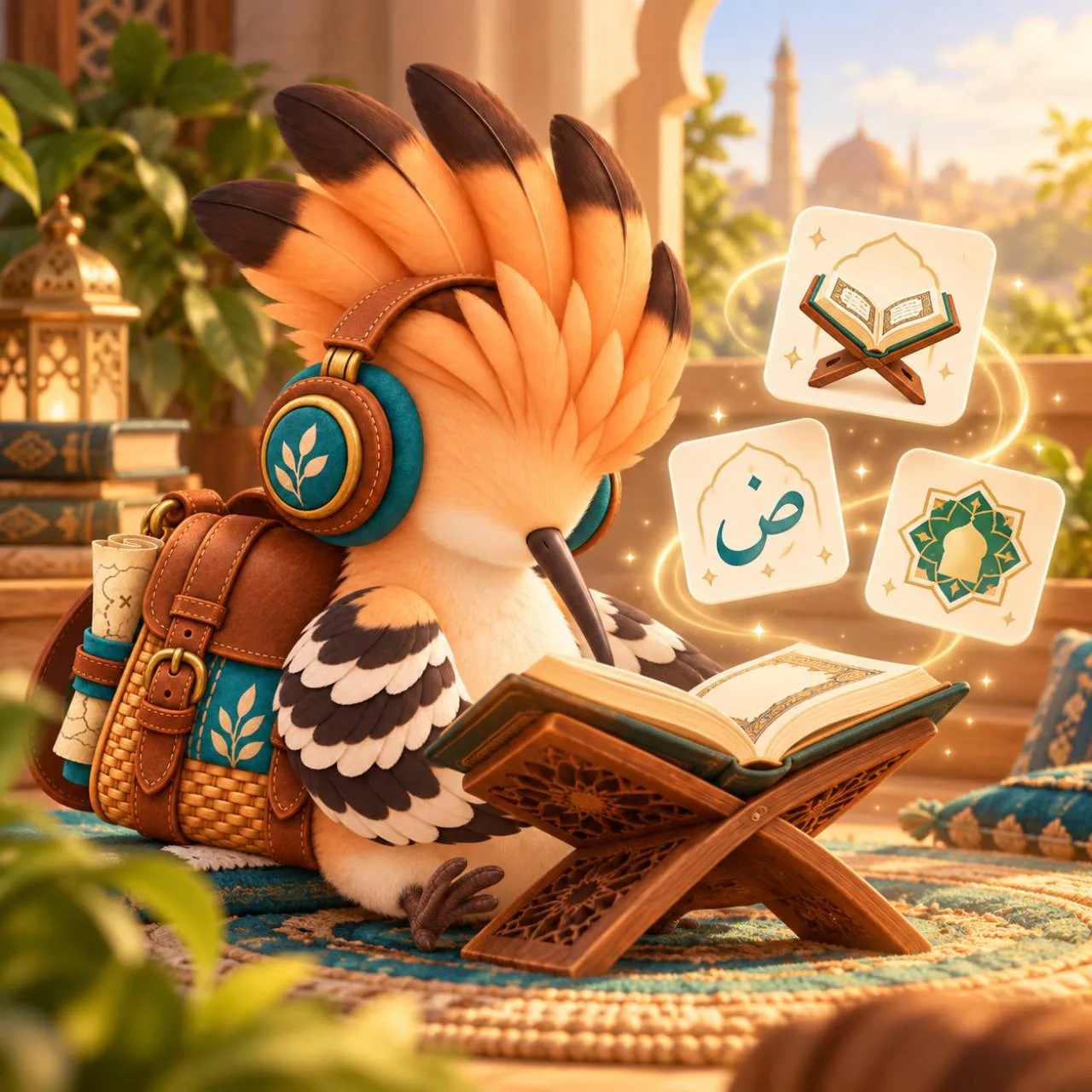 Louttie découvre la lecture du Coran et l’alphabet arabe
